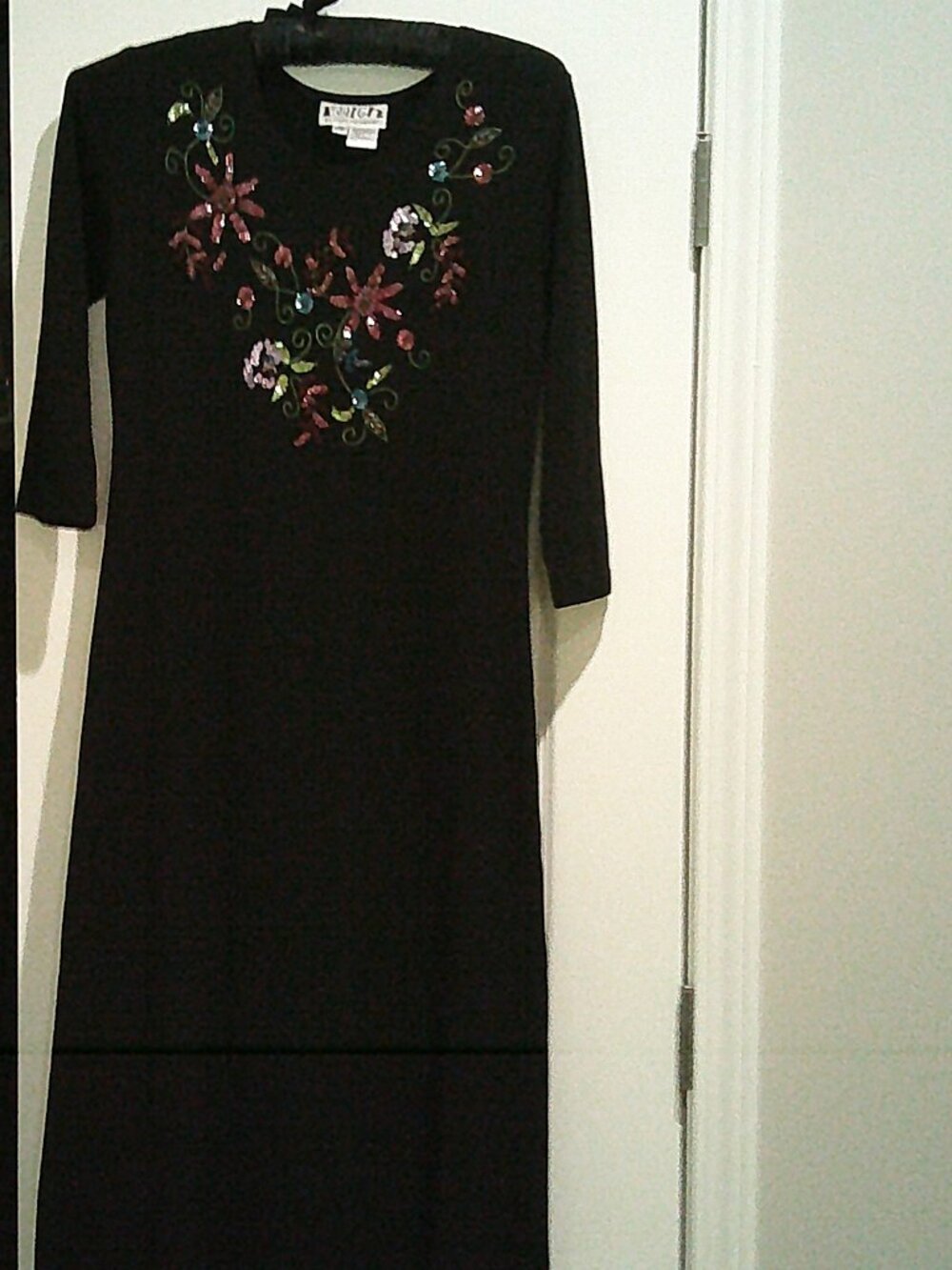 Beautiful Medium, Faith by Celia Forrexter long Black Dress